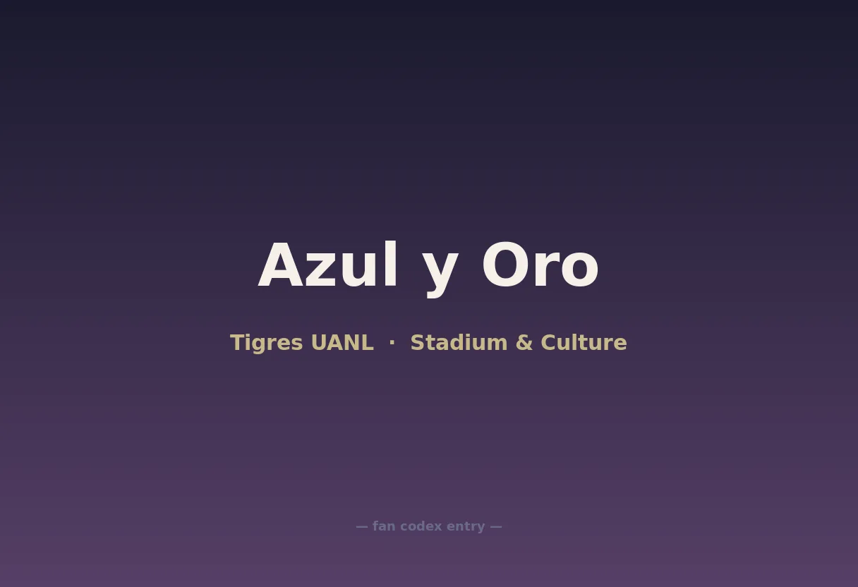 Azul y Oro