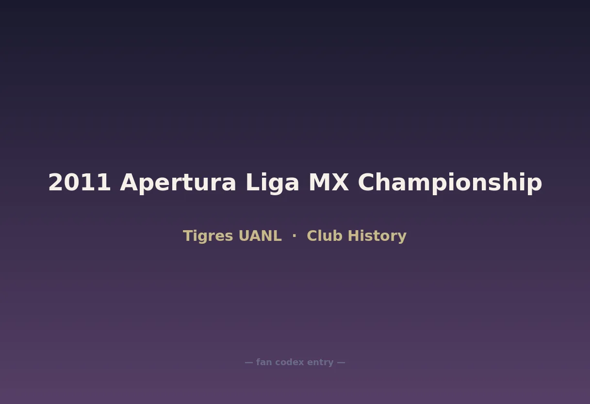 2011 Apertura Liga MX Championship