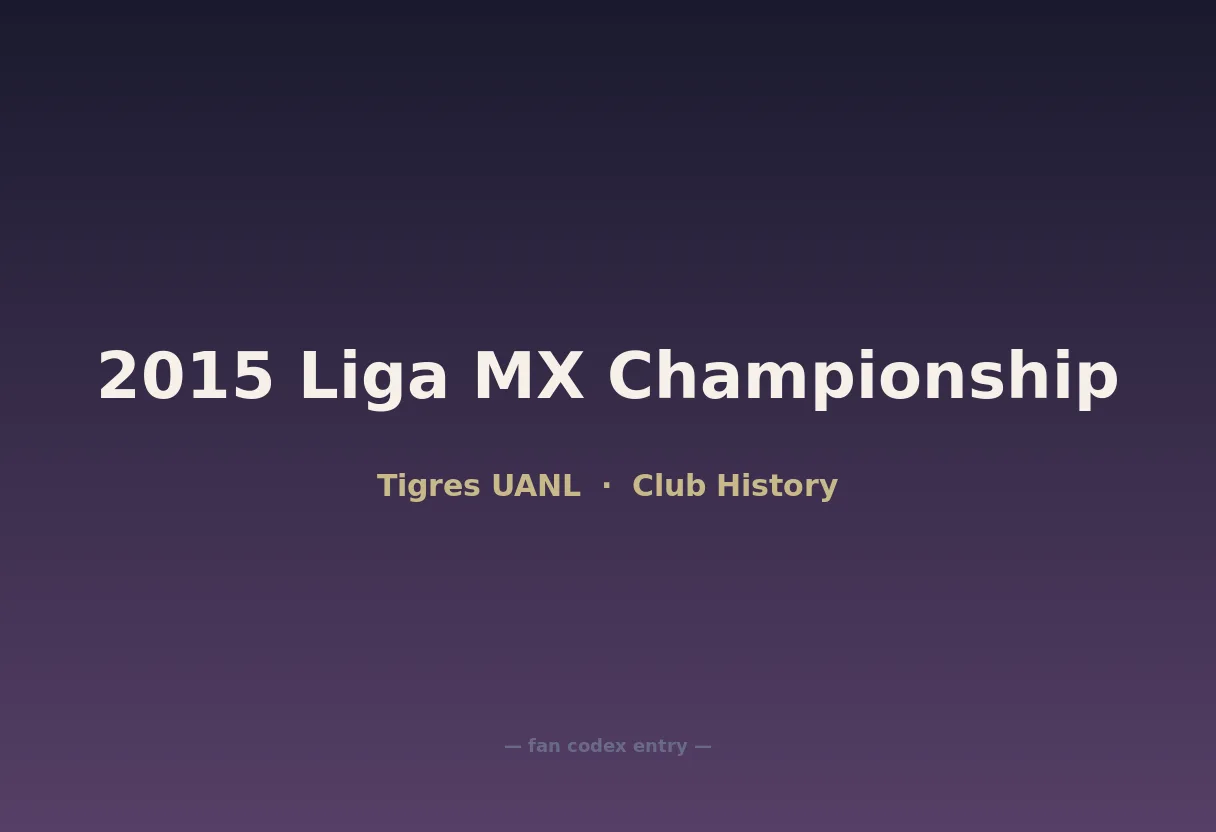 2015 Liga MX Championship