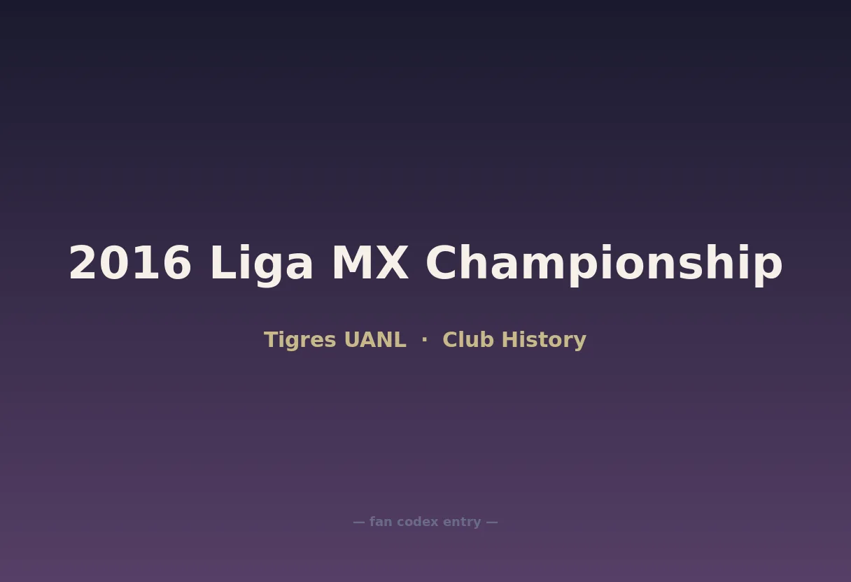 2016 Liga MX Championship