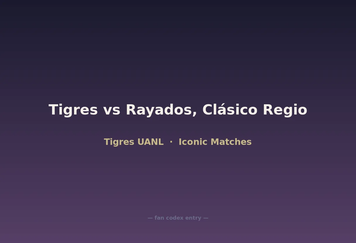 Tigres vs Rayados, Clásico Regio