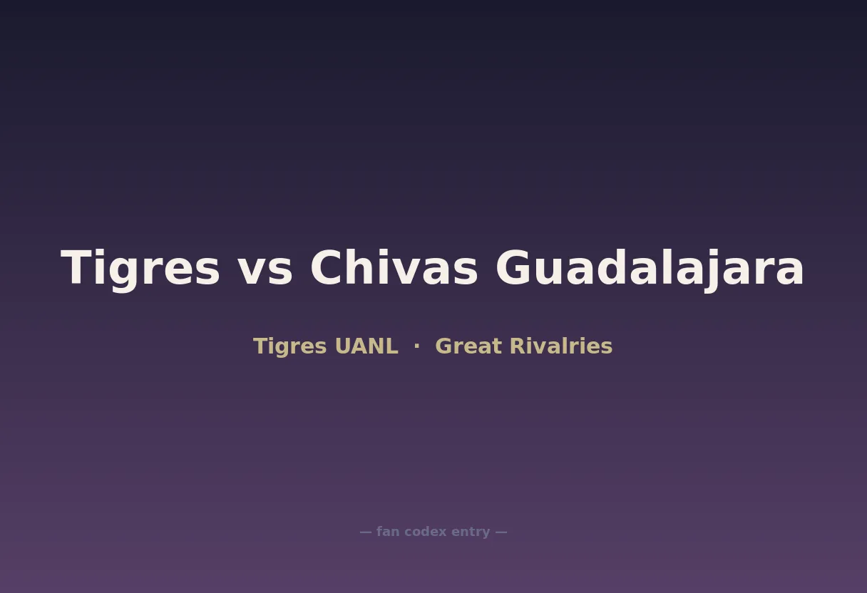 Tigres vs Chivas Guadalajara